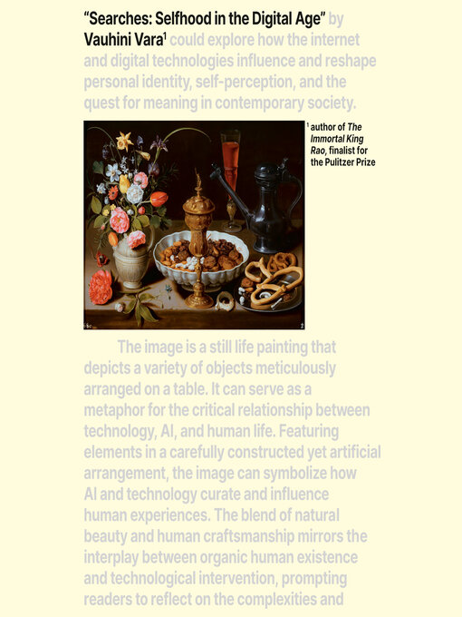 Title details for Searches by Vauhini Vara - Wait list